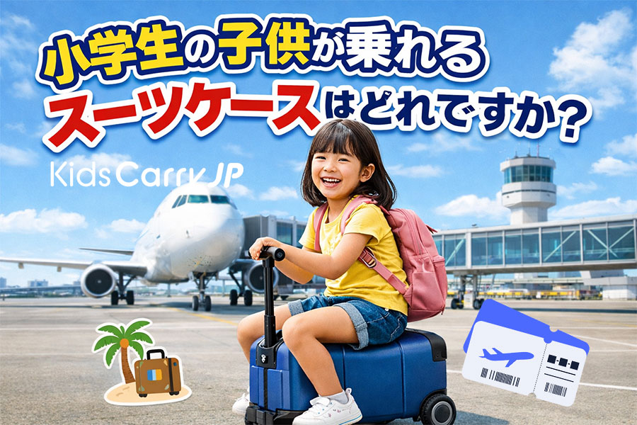 小学生の子供が乗れるスーツケースはどれですか？